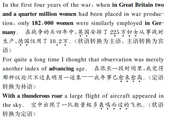 中英文翻譯內容樣句圖片